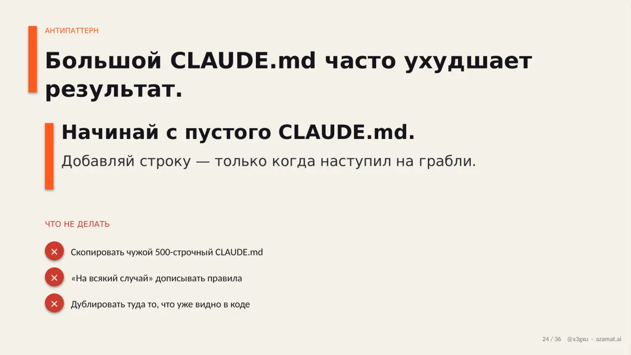 Слайд 24: АНТИПАТТЕРН