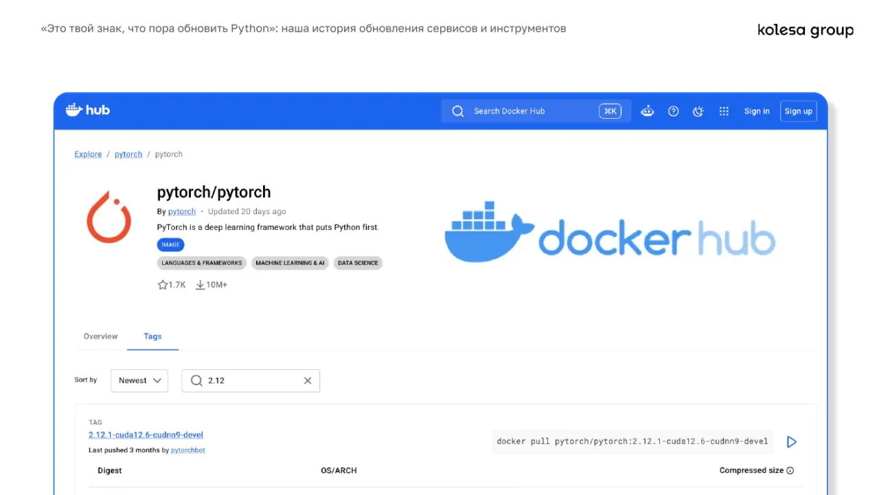 Слайд 27: «Это твой знак, что пора обновить Python»: наша история обновления сервисов и инструментов