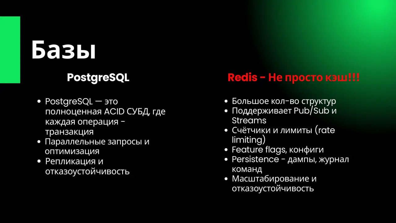 Слайд 10: Базы